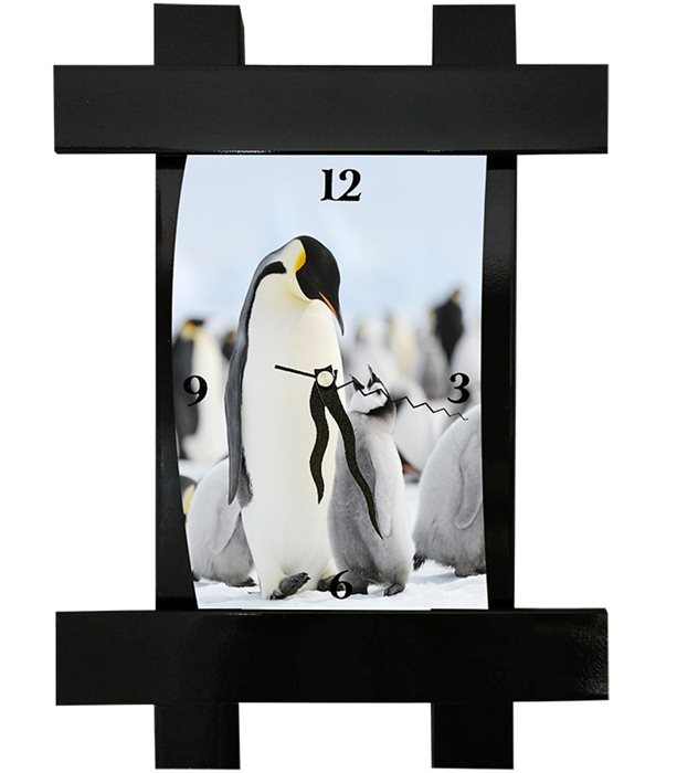 הדפסה על שעון סולמות מהודר גדול שחור או לבן