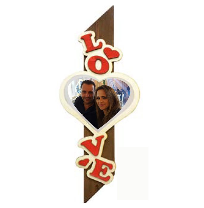 הדפסה על שעון עמוד לאב LOVE