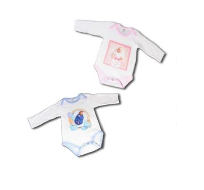 הדפסה על בגד גוף לתינוק שרוול ארוך