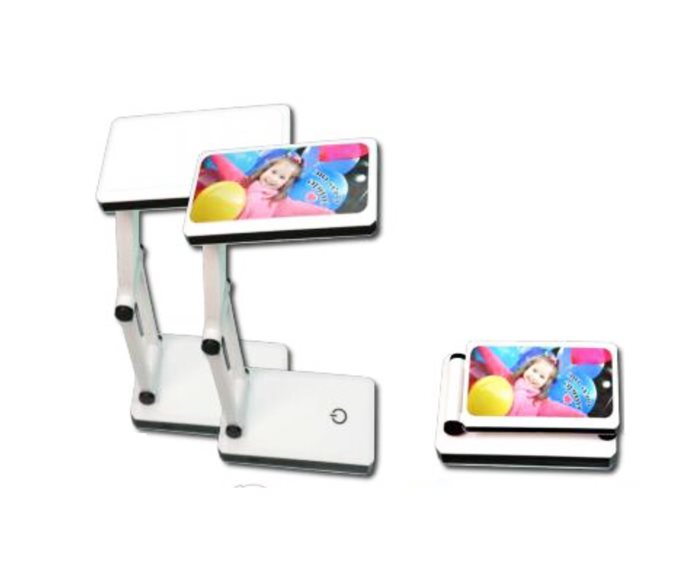 הדפסה על מנורת שולחן לד