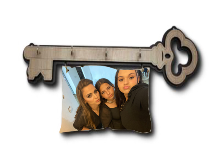 הדפסה על מתלה מפתח ברכה עם 4 מתלים