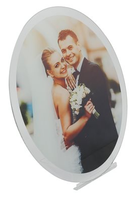 הדפסה על זכוכית מעמד אליפסה